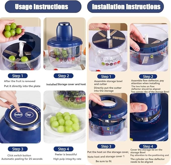 “Effortless Peeling for Fruits & Veggies — No More Mess, No More Hassle!