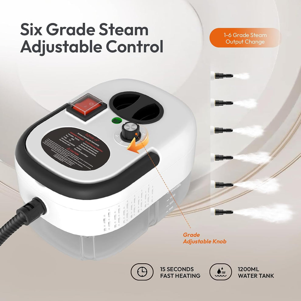Deep Clean Anywhere with Our Powerful & Portable High Pressure Steamer