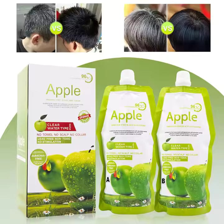 Apple Hair Color – Black (Ammonia-Free)