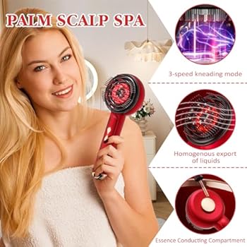 2-in-1 Electric Scalp Massager Hair Growth Brush